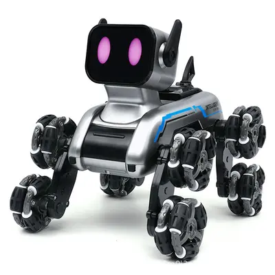 Remote control car 8-wheel robot dog stunt toy - 5