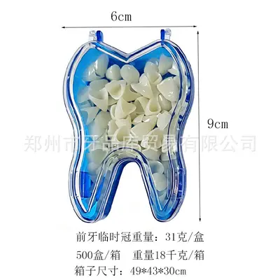 Dental Temporary Crown, Porcelain, for Anterior and Posterior Teeth