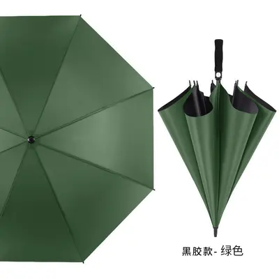 Oversized Double-Layer Reinforced Automatic Golf Umbrella, Anti-UV, Advertising Umbrella - 12