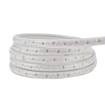 led灯带5370三色变光高压220V防水室内吊顶超亮双排七彩柔性灯条