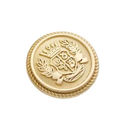 Metal Crown Buttons, JK British College Style for Suit and Jacket
