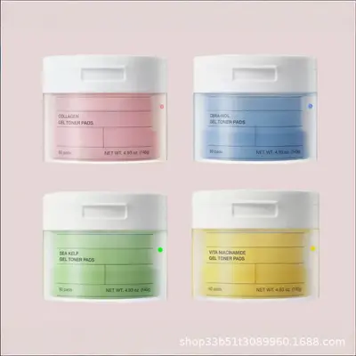 Трансграничные ватные диски Biodance Gel Wet Compress с коллагеном и центеллой, тонизирующие ватные диски DNA PDRN, четыре цвета