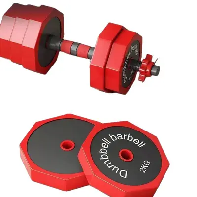 Dökme Demir Dumbbells Erkek Fitness Ekipmanı Ev Kullanımı Ayarlanabilir Ağırlık 20kg 40kg Çift Erkek Dumbbells Seti Kombinasyon - 6