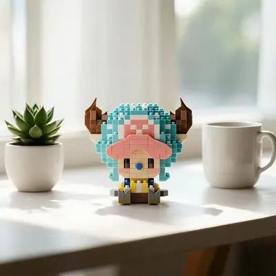 One Piece Anime Character Figure Building Block Set, Educational Assembly Toy - 4