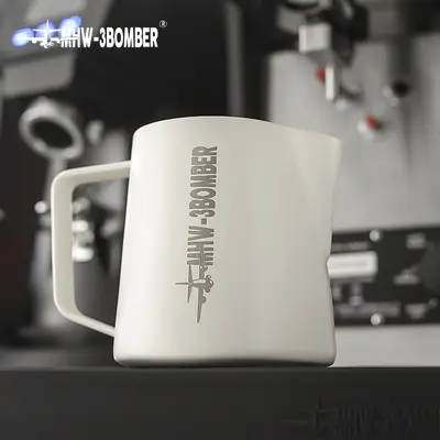 304 paslanmaz çelik latte art süt köpürtme kabı, timsah 5.0