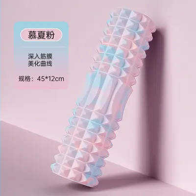 EVA içi boş yoga silindiri, hilal şeklinde kurt dişi çubuklu 33cm köpük silindiri, kas gevşetici, yoga silindiri, köpük silindiri. - 13