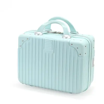 14-inch Retro Carry-On Case, Portable Makeup Case, Mini Suitcase - 5