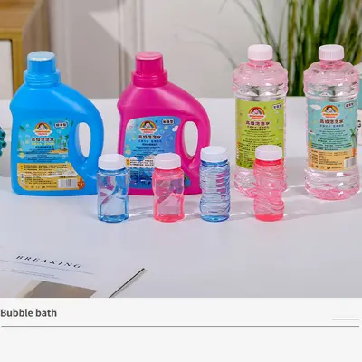 Concentrated Colorful Bubble Solution, No Dilution Required