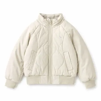 Kids' Pilot Jacket, Windproof Stand-Collar Padded Winter Coat - 9