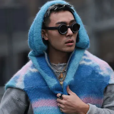 Round Frame Sunglasses for Men, Fashionable, Premium Look - 3