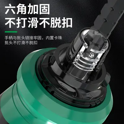 Mini screwdriver set with ratchet, telescopic multifunctional home tool