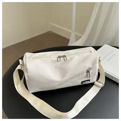 Large Capacity Canvas Single-Shoulder Bag for Short Trips - 7