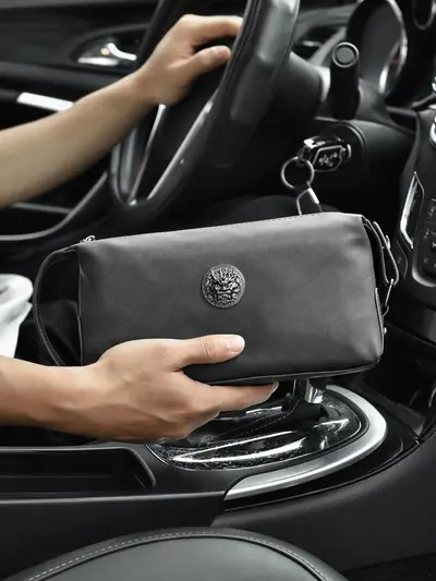 Men's Handbag, Soft Leather, Large Capacity, Business Casual - 3