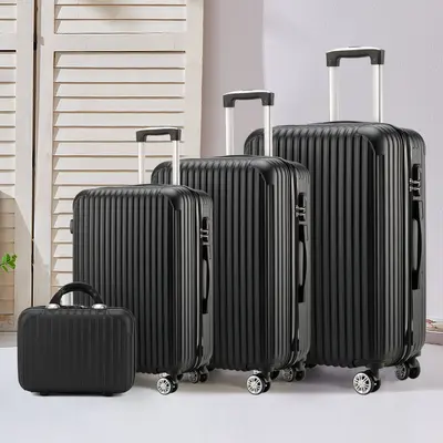 3-Piece Luggage Set with Universal Wheels and Combination Lock - 8