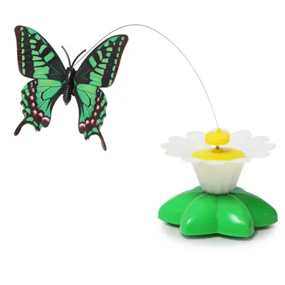 Smart Automatic Rotating Cat Teaser with Flying Bird and Butterfly - 8
