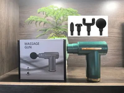Erkekler ve kadınlar için mini fasya tabancası, çok fonksiyonlu masaj servikal omurga, bel ve sırt masaj tabancası, fitness ekipmanları, ev masaj tabancası - 8