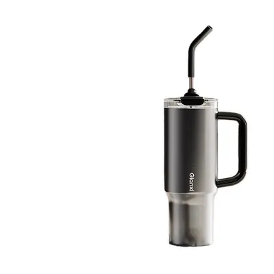 Large Capacity Straw Insulated Tumbler, Cold-Keeping Ice Cup - 6
