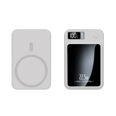 Grenzüberschreitende magnetische drahtlose Schnelllade-Powerbank Magsafe 10000mAh Superschnellladung mobile Stromversorgung mit Logo - 11