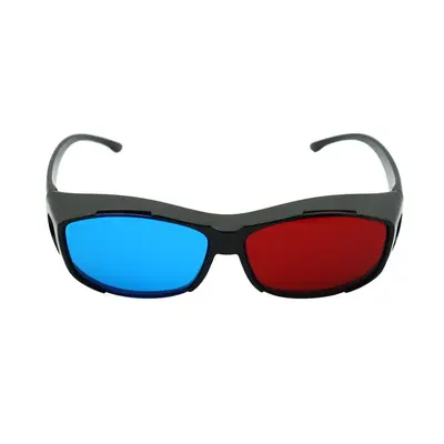 The manufacturer supplies red and blue 3D glasses for computers, mobile phones, films and TVs, universal red and blue glasses.