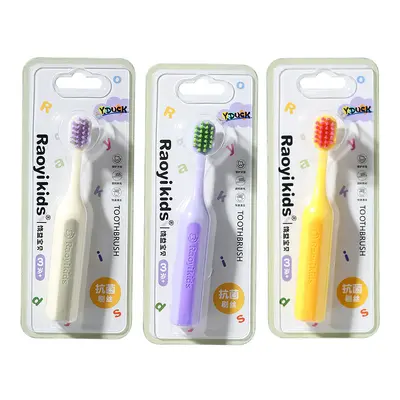 Children's Antibacterial Toothbrush, Ages 3-6, Soft Bristles, Single Pack - 6