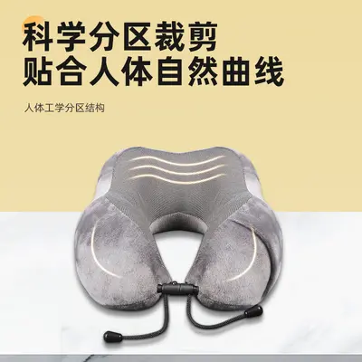 U-shaped neck pillow, memory foam - 4
