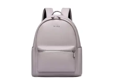 Women's PU Leather Backpack, Large Capacity School and Travel Bag - 7