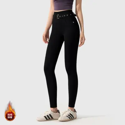 Women's Seamless Adjustable Hip-Lifting Yoga Running Leggings - 8