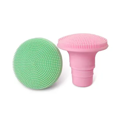 Fascia Gun Silicone Massage Head with Brush Contact Tip for Essential Oil Use