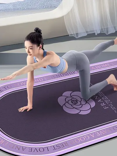 Rutschfeste Yogamatte, schalldämmend, stoßdämpfend, pflegeleicht - 2