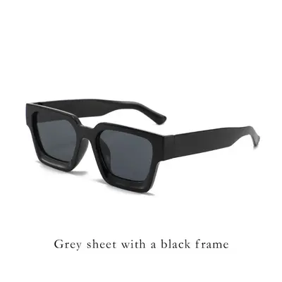 6-Pack Square Sunglasses Set for Men and Women with UV Protection - 8