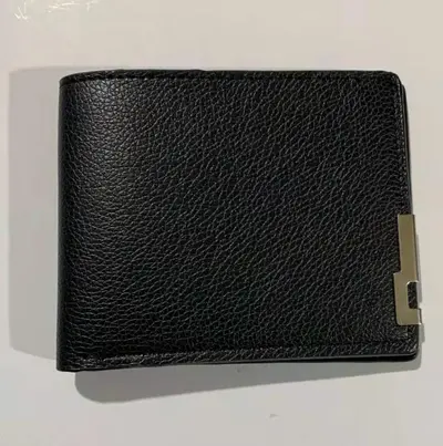 Men's Short Wallet with ID Slot, Simple Business Style - 7