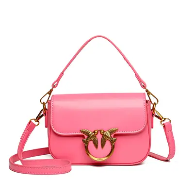 Women's Small Square Crossbody Handbag with Shoulder Strap - 6