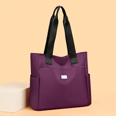 Women's Large Capacity Tote Bag, Casual Everyday Shoulder Bag - 9