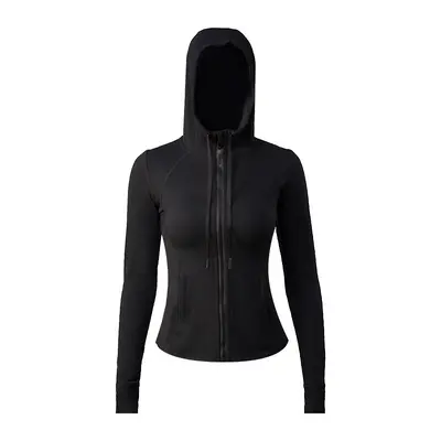 Kadın Yoga Ceketi Nefes Alabilen Slim Fit Çift Yüzlü Kapüşonlu Sweatshirt - 5