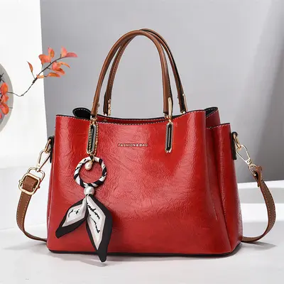 Moda Kadın Tek Omuz Çantası, Büyük Hacim, Askılı El Çantası, Model 21209 - 5