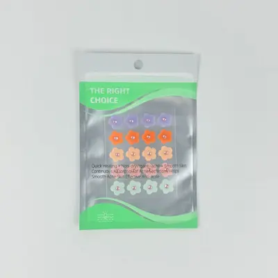 Acne patches, flower design, makeup-compatible - 11