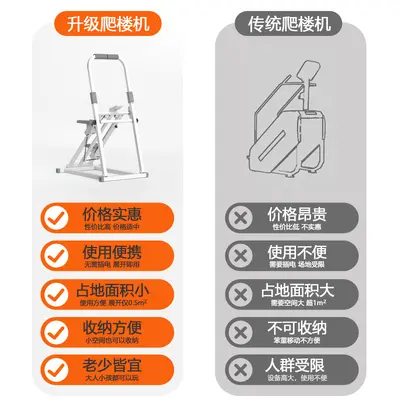 批发爬楼机多功能楼梯机登山机健身家用爬坡机小型动器材踏步机