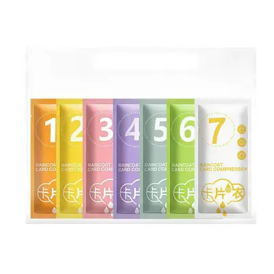 Disposable PVC Raincoat for Children and Adults, Thickened