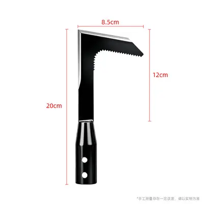 Long Handle Steel Wire Weed Brush Set for Garden and Floor Cleaning - 10