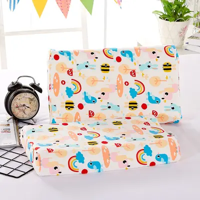 Natural latex pillow pure cotton core child and adult sizes - 13