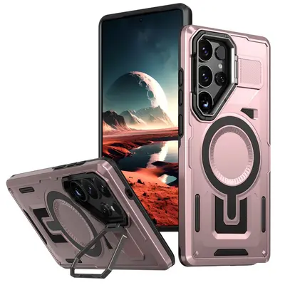 Magnetic Stand Shockproof Protective Case for Samsung S25 Ultra - 12