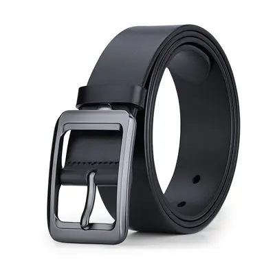 Emperor Paul Men's Genuine Leather Belt Real Leather Belt Pin Buckle First Layer Cowhide Belt Men's Niche Fashion Belt Premium - 12