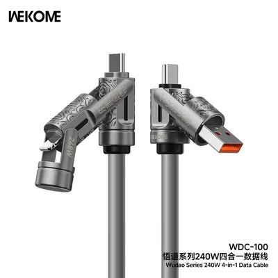 Wekome Type-C 240W fast charging cable, silicone - 7