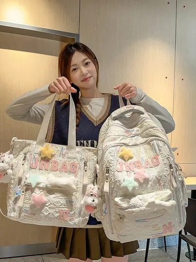 School Backpack for Girls, Middle and Primary School, Large Capacity Stylish