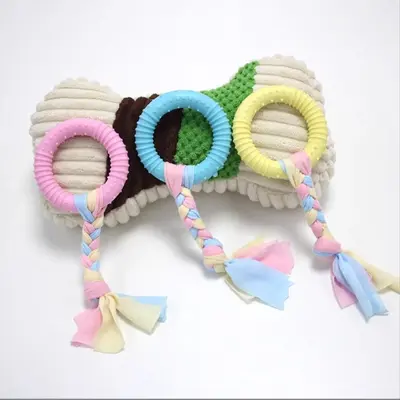 Durable Dog Toy Ball and Chew Stick Set for Puppies - 9