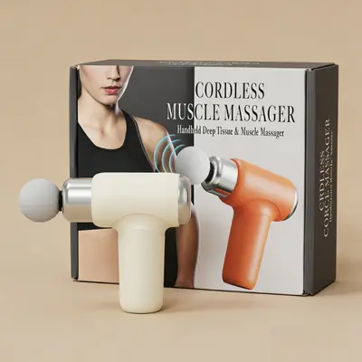 Mini Massage Gun Muscle Massager, Multifunctional Neck Massage Gun - 3