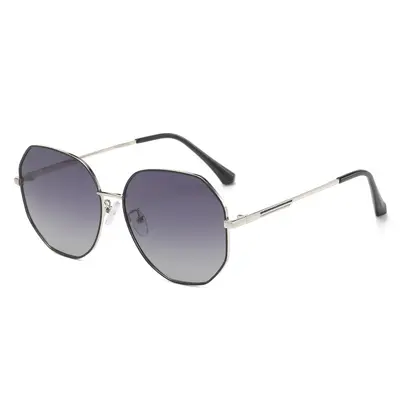 Metal Frame Women's Sunglasses Model 8138, Polarized Driving Glasses - 6