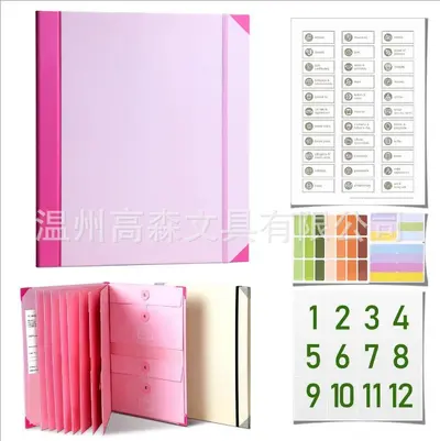 In Case I Go Missing Binder Manila-Taschen-Dokumentenmappe, Akkordeon-Dokumententasche - 10