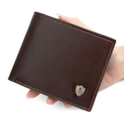 Men's Short Wallet with Zipper Coin Pocket, Premium Look - 8
