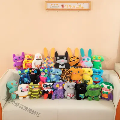 Sevimli Diş Canavarı Peluş Oyuncak, Punk Diş Figürü, Çocuk Hediyesi - 4